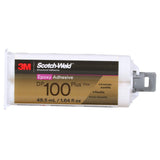 3M DP100 Plus Scotch-Weld Epoxy Adhesive, Clear, 48.5 mL 1.64 fl oz Duo-Pak (7100148750)  - (12Pack) - 2