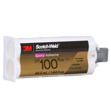 3M DP100 Plus Scotch-Weld Epoxy Adhesive, Clear, 48.5 mL 1.64 fl oz Duo-Pak (7100148750)  - (12Pack) - 3
