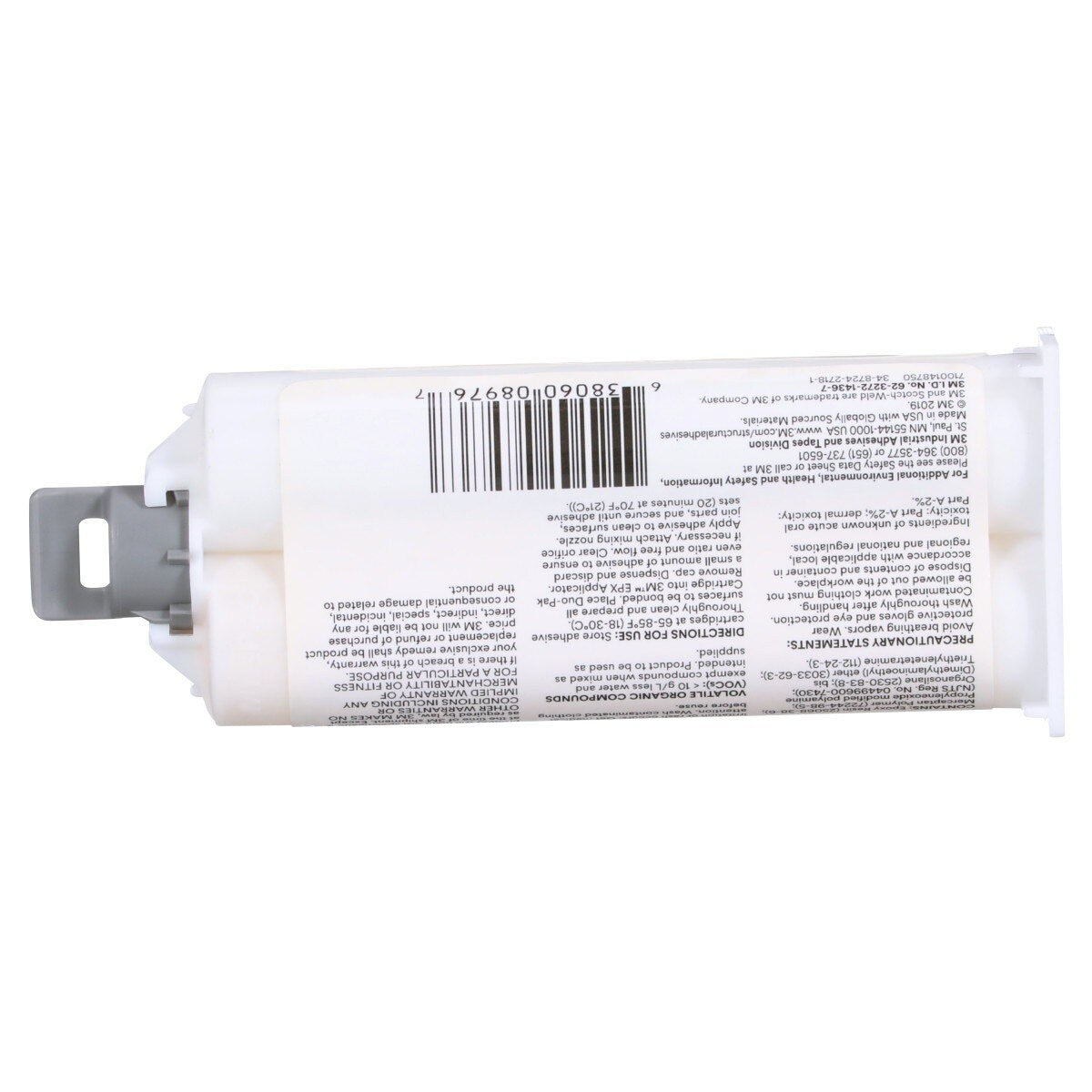 3M DP100 Plus Scotch-Weld Epoxy Adhesive, Clear, 48.5 mL 1.64 fl oz Duo-Pak (7100148750)  - (12Pack) - 4