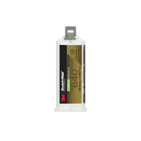 3M 640 Scotch-Weld Urethane Adhesive DP, Brown, Duo-Pak (48.5 mL) (7100148761) (12 Pack)