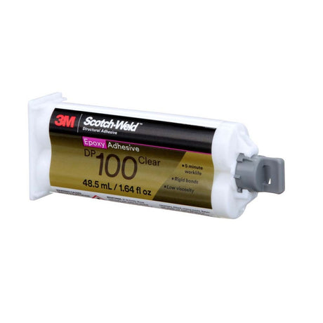 3M DP100 Scotch-Weld Epoxy Adhesive Duo-Pak, Clear (7100148763) (12 Pack) - 8