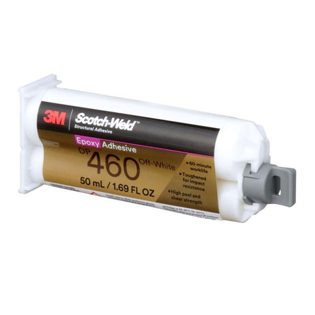 3M DP460 Scotch-Weld Epoxy Adhesive Off-White Duo-Pak 50 mL (1.69 fl oz) (7100148768) (12 Pack) - 6