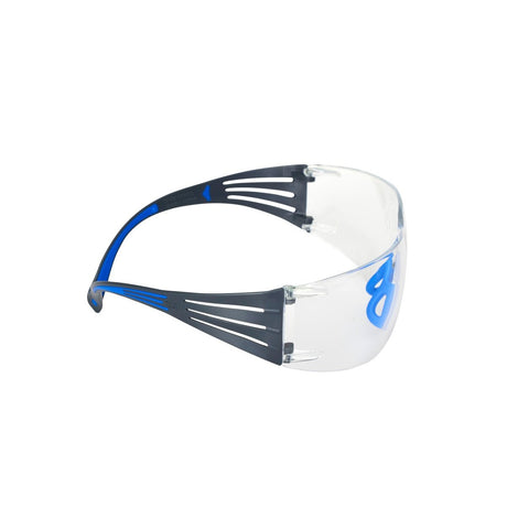 3M SF401SGAF-BLU SecureFit Safety Glasses, Clear Lens, Blue/Gray Frame, ANSI Z87.1 (7100150838)  - (20 Pack) - 4