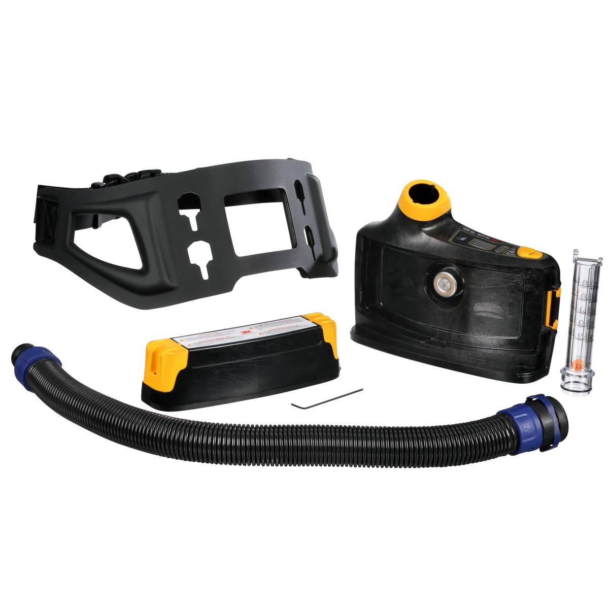3M 94247 Versaflo Powered Air Purifying Respirator Easy Clean Assembly with Intrinsically Safe Unit and Battery, Air Flow Indicator, Easy Clean Belt (7100150923) - 3