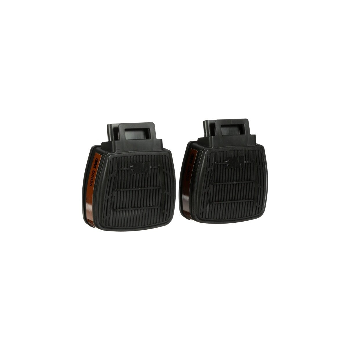 3M D8001 Organic Vapor Cartridge, NIOSH Approved, Dual Flow, Black, for HF 800 and FF 800 Series (7100153170)  - (30 Pack) - 3