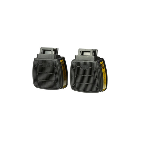 3M D8006 Multi-Gas/Vapor Respirator Cartridge, Ammonia, Methylamine, Formaldehyde, NIOSH Approved, Dual-Flow, Olive (7100153228)  - (30 Pack) - 3