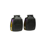 3M D80926 Multi-Gas/Vapor Cartridge/Filter, P100, Dual-Flow, NIOSH Approved (7100153234) (1 Pair)  - (30 Pack) - 2