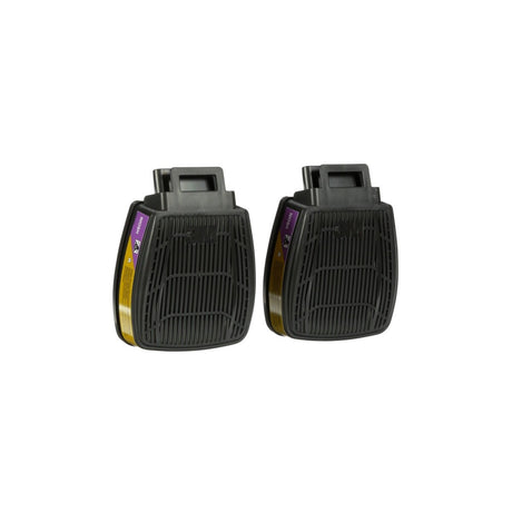 3M D80926 Multi-Gas/Vapor Cartridge/Filter, P100, Dual-Flow, NIOSH Approved (7100153234) (1 Pair)  - (30 Pack) - 2