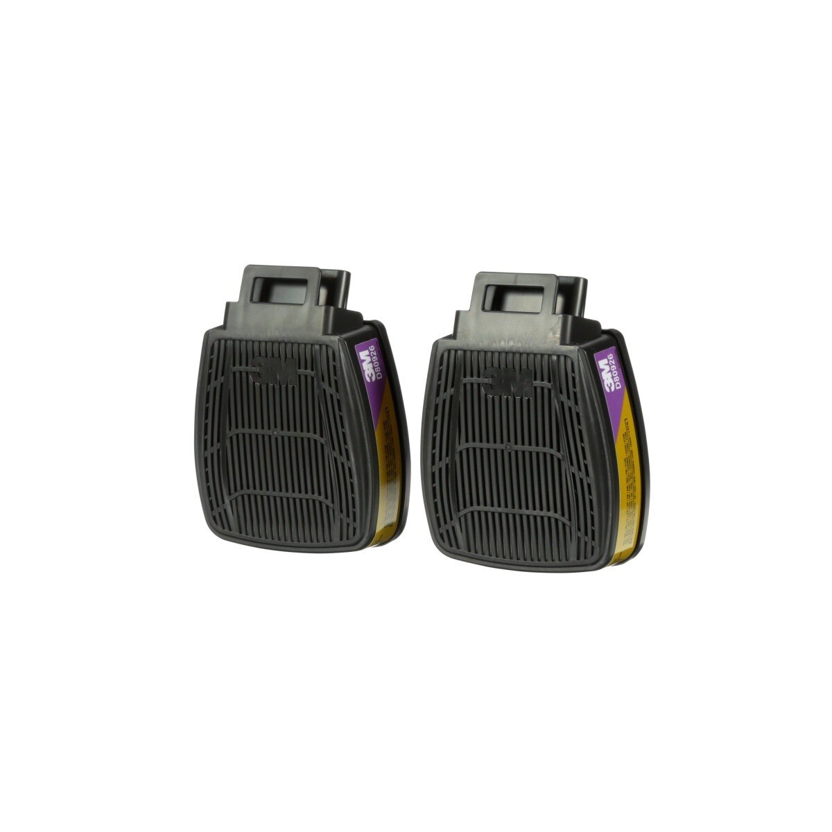 3M D80926 Multi-Gas/Vapor Cartridge/Filter, P100, Dual-Flow, NIOSH Approved (7100153234) (1 Pair)  - (30 Pack) - 3