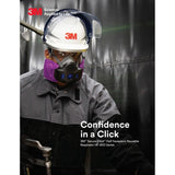 3M D80926 Multi-Gas/Vapor Cartridge/Filter, P100, Dual-Flow, NIOSH Approved (7100153234) (1 Pair)  - (30 Pack) - 6