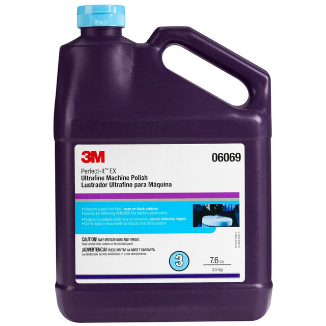 3M Perfect-It EX Ultrafine Machine Polish, 1 gal Bottle (06069) (7100153646)  - (4Pack)