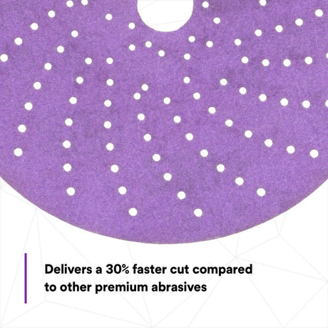 3M 737U 31481 Cubitron II Hookit Abrasive Disc, 6 in, 220+, Purple (7100155285) (200 Pack) - 3
