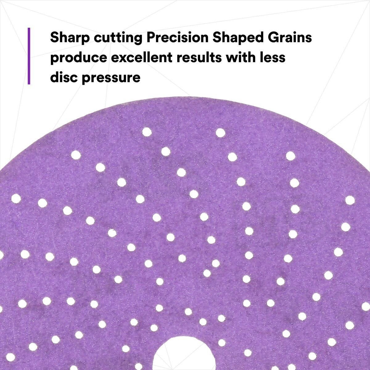 3M 737U 31481 Cubitron II Hookit Abrasive Disc, 6 in, 220+, Purple (7100155285) (200 Pack) - 4