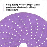 3M 737U 31481 Cubitron II Hookit Abrasive Disc, 6 in, 220+, Purple (7100155285) (200 Pack) - 4