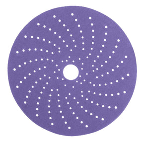 3M 737U 31373 Cubitron II Hookit Clean Sanding Abrasive Disc, 6 in, 150+ Grit, Purple, Multi Hole Pattern (7100155304) (200 Pack)