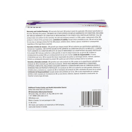 3M 737U 34444 Cubitron II Hookit Clean Sanding Sheet Roll, Multi Hole, 120 Plus, Purple, 70 mm x 12 m (7100155338)  - (5 Pack) - 8