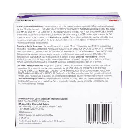 3M 737U Cubitron II Hookit Clean Sanding Sheet Roll, 150+, Purple, 70 mm x 12 m (34445) (7100155343)  - (5Pack) - 9