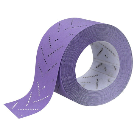 3M 737U Cubitron II Hookit Clean Sanding Sheet Roll, 220+, Purple, 70 mm x 12 m (34447) (7100155366)  - (5Pack) - 2