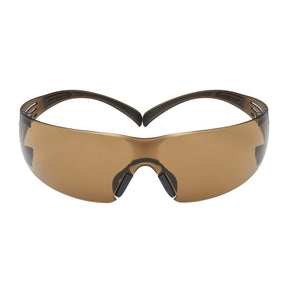 3M SF405SGAF-BLA 1334251 SecureFit Safety Glasses, Black/Brown, Brown Scotchgard Anti-fog Lens (7100155940)  - (20Pack)