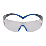 3M SF407SGAF-BLU SecureFit Safety Glasses, 400 Series, ANSI Z87.1, Indoor/Outdoor Gray Lens, Blue/Gray Frame, Anti-Fog Anti-Scratch (7100156103)  - (20 Pack)