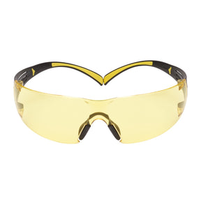 3M SF403SGAF-YEL SecureFit Scotchgard Safety Glasses, Amber Lens, Yellow/Black Frame, Anti-Fog, Anti-Scratch, ANSI Z87 (SF403SGAF-YEL) (7100158219) (Case of 20)  - (20Pack)