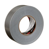 3M DT11 Heavy Duty Duct Tape, Silver, 48 mm x 54.8 m, 11 mil, Individually Wrapped (7100158346) (24 Pack)