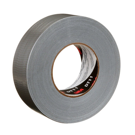 3M DT11 Heavy Duty Duct Tape, Silver, 48 mm x 54.8 m, 11 mil, Individually Wrapped (7100158346) (24 Pack)