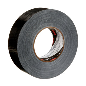 3M DT11 Heavy Duty Duct Tape, Black, 48 mm x 54.8 m, 11 mil (7100158377) (24 Pack)