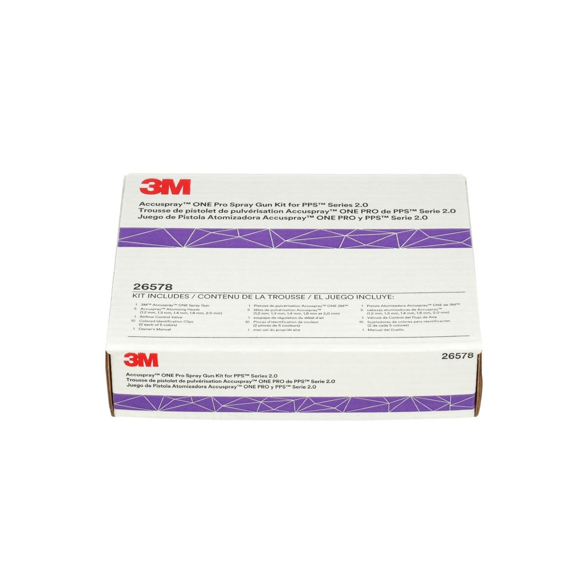3M 26575 Accuspray ONE Pro Spray Gun Kit for PPS Series 2.0, 26578 (7100158715)  - (4 Pack) - 2
