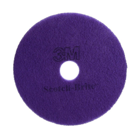 3M DIA-PURPL Scotch-Brite Purple Diamond Floor Pad Plus, 21 in (7100159503) (5 Pack)