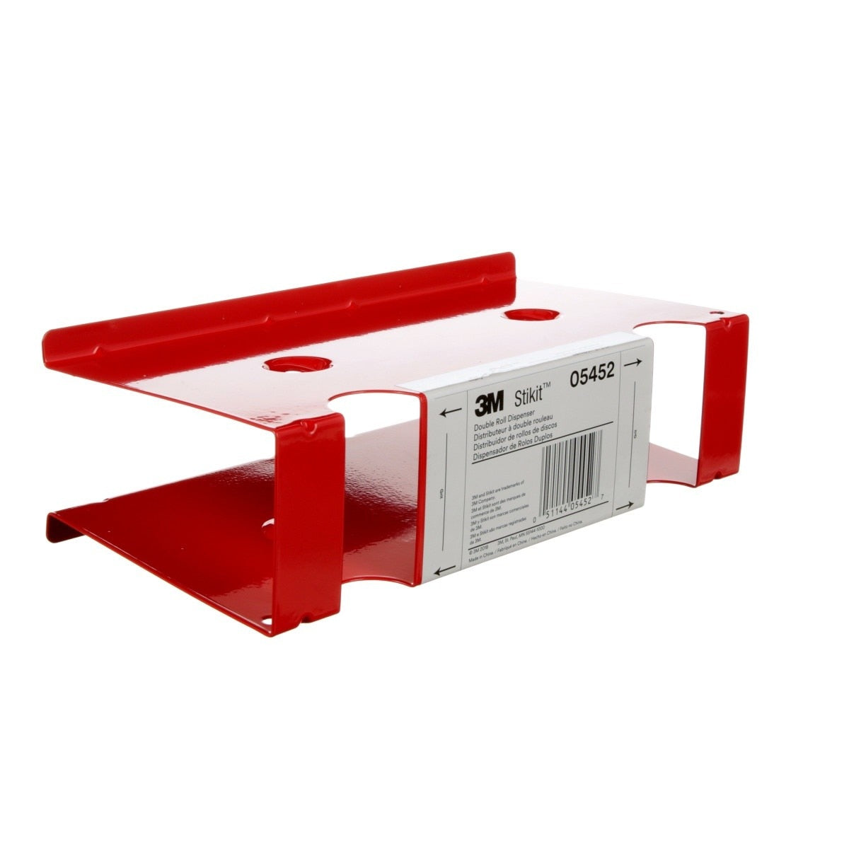 3M 05452 Stikit Double Roll Dispenser, Holds Two 2-3/4 in Sheet Rolls (7100161529) - 2