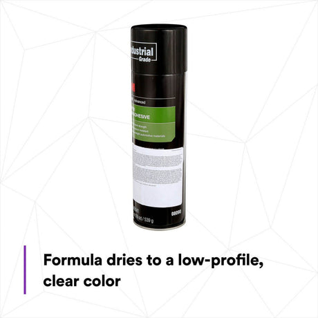 3M Super Trim Adhesive Aerosol Spray, Dries Clear, 19 oz (08090) (7100166328)  - (6Pack) - 4