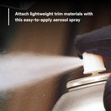 3M Super Trim Adhesive Aerosol Spray, Dries Clear, 19 oz (08090) (7100166328)  - (6Pack) - 6