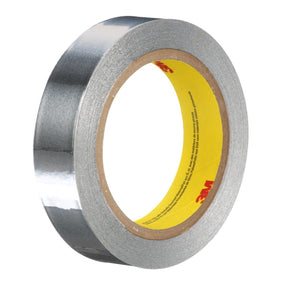 3M 431 Aluminum Foil Tape, Silver, 4 in x 60 yd, 3.1 mil (7100168490) (12 Pack)