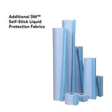 3M 36876 Self-Stick Liquid Protection Fabric Blue 4 in x 300 ft per Roll (7100169348) (6 Pack) - 4