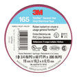 3M 165 Temflex Multi-Purpose Vinyl Electrical Tape, Purple, 3/4 in x 60 ft, 6 mil (165PR4A) (7100169434) (10 Roll Pack)  - (10Pack)