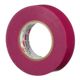 3M 165 Temflex Multi-Purpose Vinyl Electrical Tape, Purple, 3/4 in x 60 ft, 6 mil (165PR4A) (7100169434) (10 Roll Pack)  - (10Pack) - 2