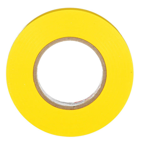 3M 165 165YL4A Temflex General Use Vinyl Electrical Tape, Yellow, 3/4 in x 60 ft, 6 mil (7100169490)  - (10 Pack) - 3