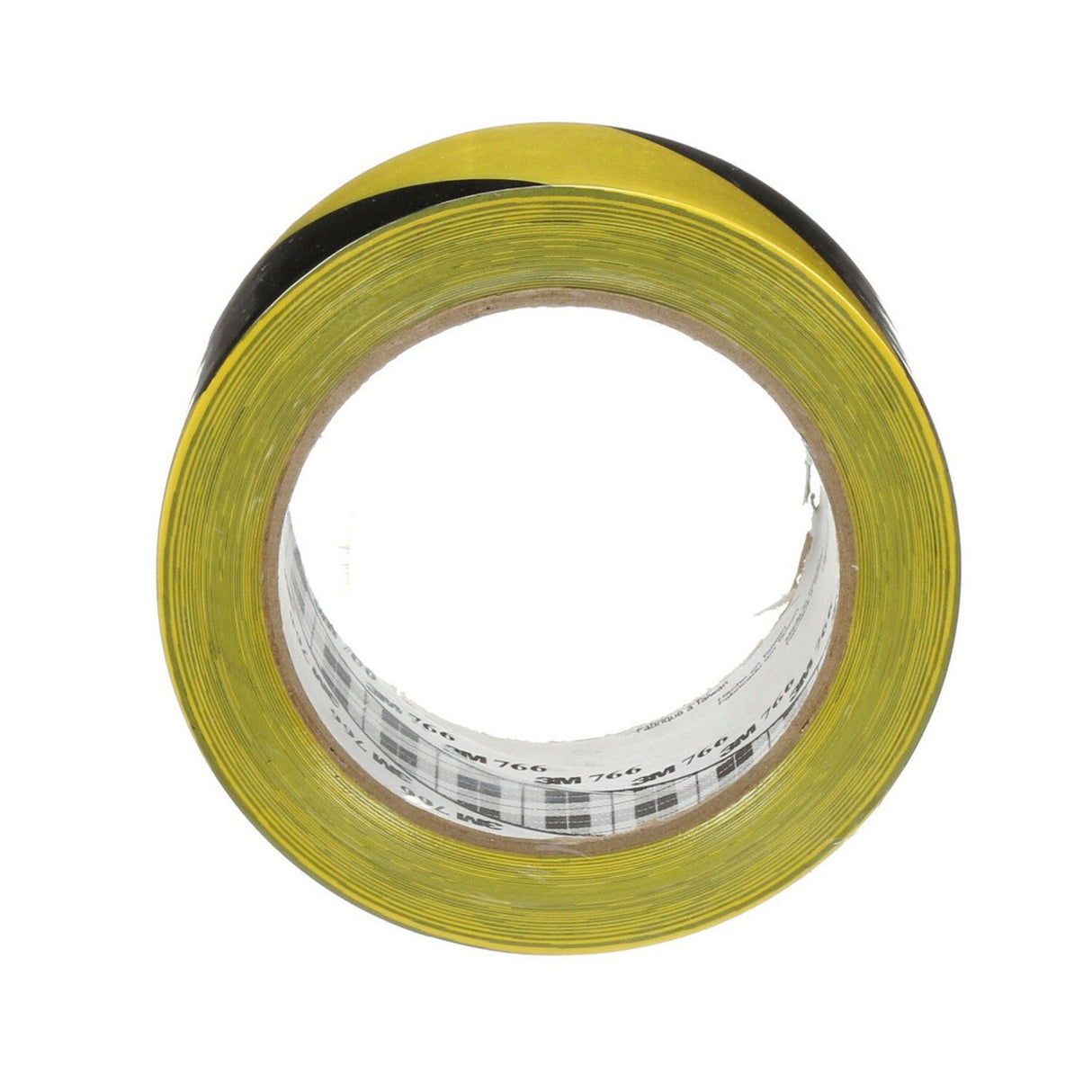 3M 766 Safety Stripe Vinyl Tape, Black/Yellow, 2 in x 36 yd, 5 mil (766DC) (7100170131)  - (12Pack) - 3