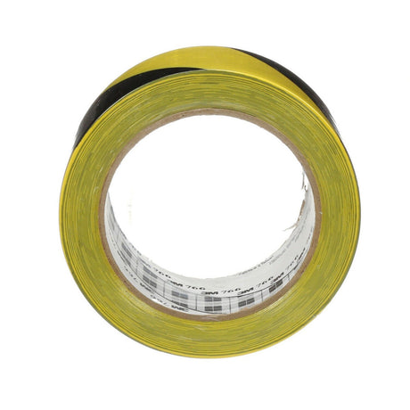 3M 766 Safety Stripe Vinyl Tape, Black/Yellow, 2 in x 36 yd, 5 mil (766DC) (7100170131)  - (12Pack) - 3