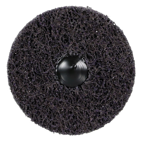3M XO-ZR+ Scotch-Brite Roloc Clean and Strip XT Pro Disc, SiC Extra Coarse, Purple, 4 in x 1/2 in (7100173794) (10 Pack) - 4