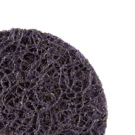 3M XO-ZR+ Scotch-Brite Roloc Clean and Strip XT Pro Disc, SiC Extra Coarse, Purple, 4 in x 1/2 in (7100173794) (10 Pack) - 6