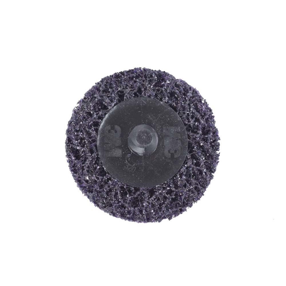 3M SB21541 Scotch-Brite Roloc Clean and Strip XT Pro Extra Cut Disc XO-DR 3 in TR SiC Extra Coarse Purple Heavy Duty Metal Stripper Disc Collision Repair Heavy Industrial (7100173795) (40 Pack)