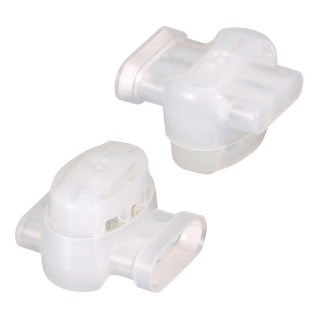 3M 314U-POUCH Electrical IDC Insulation Displacement Connector, Pigtail, Self Stripping, White, 22-14 AWG (7100175087) (500 Pack) - 5