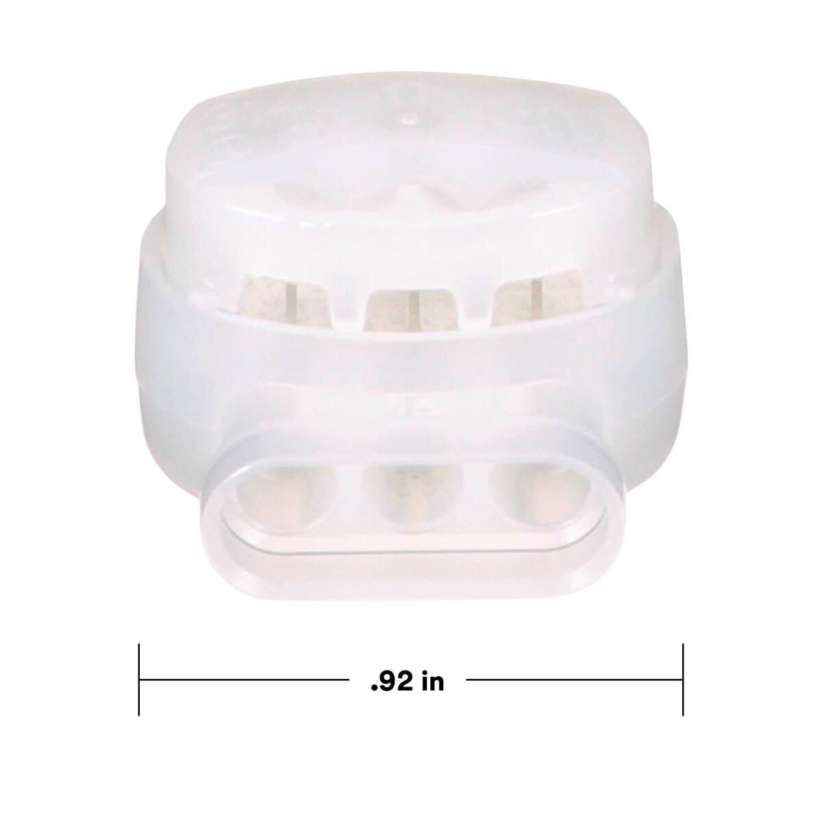 3M 314U-POUCH Electrical IDC Insulation Displacement Connector, Pigtail, Self Stripping, White, 22-14 AWG (7100175087) (500 Pack) - 9