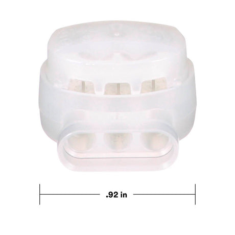 3M 314U-POUCH Electrical IDC Insulation Displacement Connector, Pigtail, Self Stripping, White, 22-14 AWG (7100175087) (500 Pack) - 9