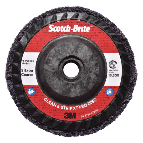 3M Scotch-Brite 4 1/2"x 5/8"-11 Clean & Strip XT Pro Disc, T27S (7100175252)