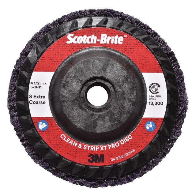 3M Scotch-Brite 4 1/2"x 5/8"-11 Clean & Strip XT Pro Disc, T27S (7100175252)