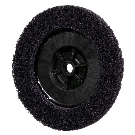 3M XO-DC Scotch-Brite Clean and Strip XT Pro Disc, SiC Extra Coarse, Purple, 7 in x 5/8"-11, Type 27 (7100175474) (5 Pack) - 5