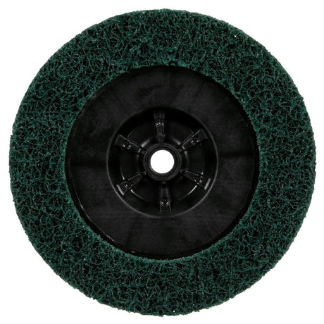 3M XC-DC Scotch-Brite Clean and Strip XT Pro Extra Cut Disc, A/O Extra Coarse, Green, 7 in x 5/8 in-11, Type 27 (7100175493) (5 Pack) - 3
